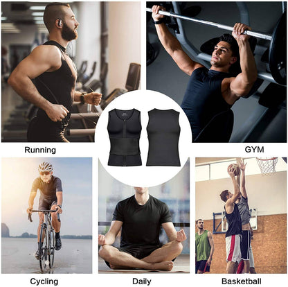 Men's Thermal Training Vest with Adjustable Belt