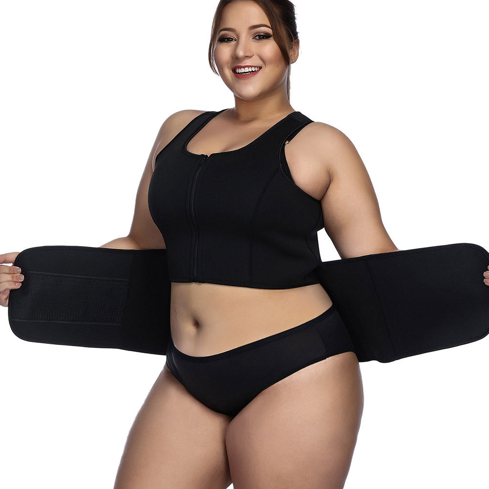 Two-in-one neoprene corset