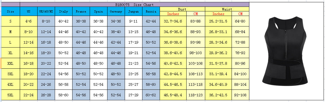 Two-in-one neoprene corset