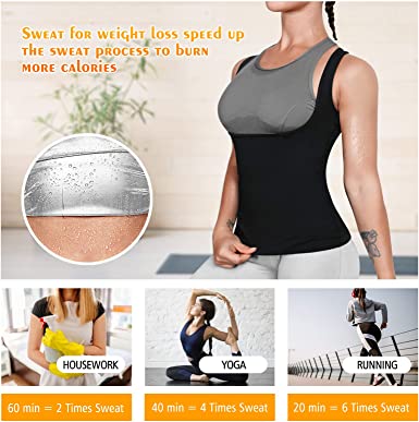 Womens' Sauna Suit Workout Sweat Body Shaper