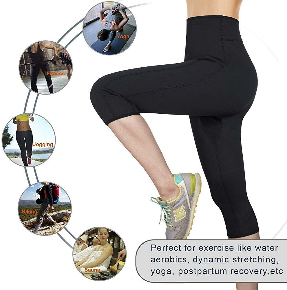 Women Sauna Yoga Pants with Waist Trainer