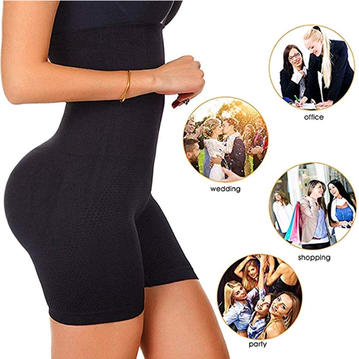 Hi-Waist Butt Lifter Thigh Slimmer