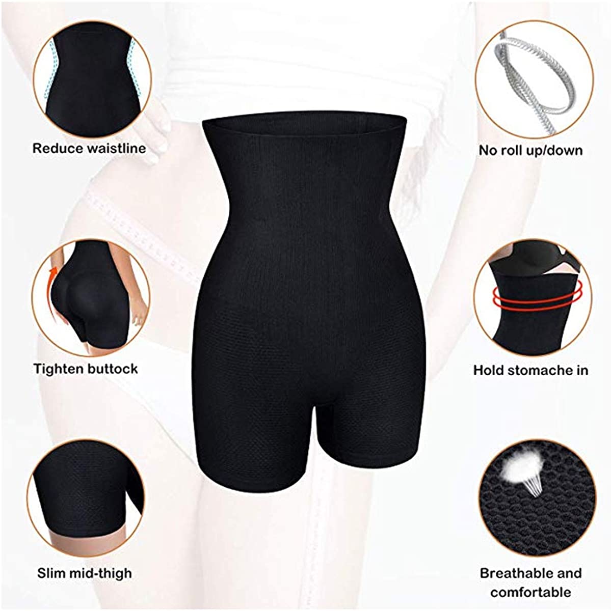 Hi-Waist Butt Lifter Thigh Slimmer