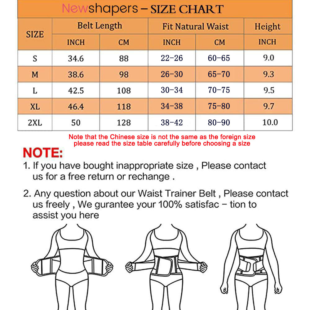 Women's Hourglass Waist Trainer Sauna Sweat Belt