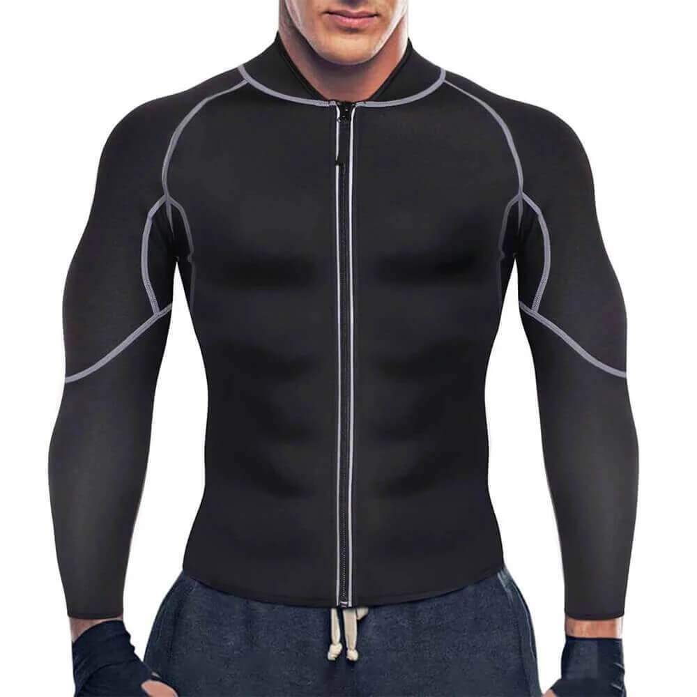 Men's Neoprene Sauna Sweat Jacket