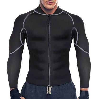 Men's Neoprene Sauna Sweat Jacket
