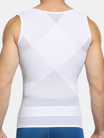 Men's Breathable Thin Mesh Compression Tank