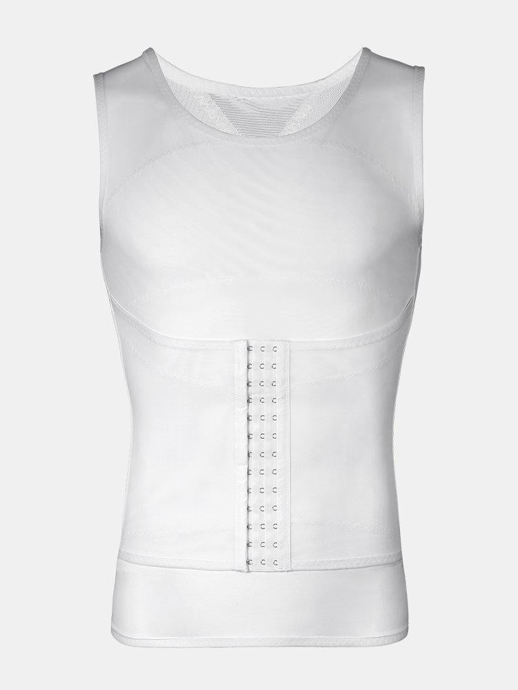 Men Thin Net Shapewear Tank Tops