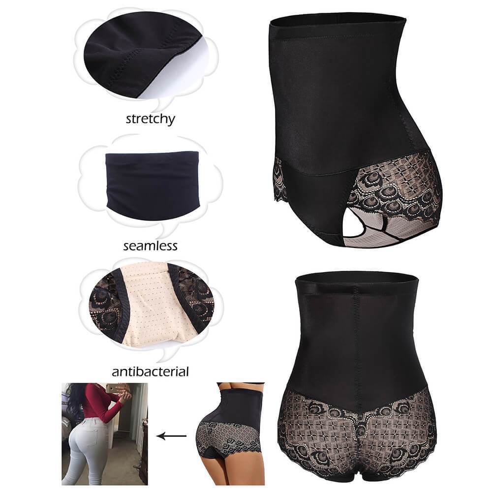 High Waist Lace Butt Lifter